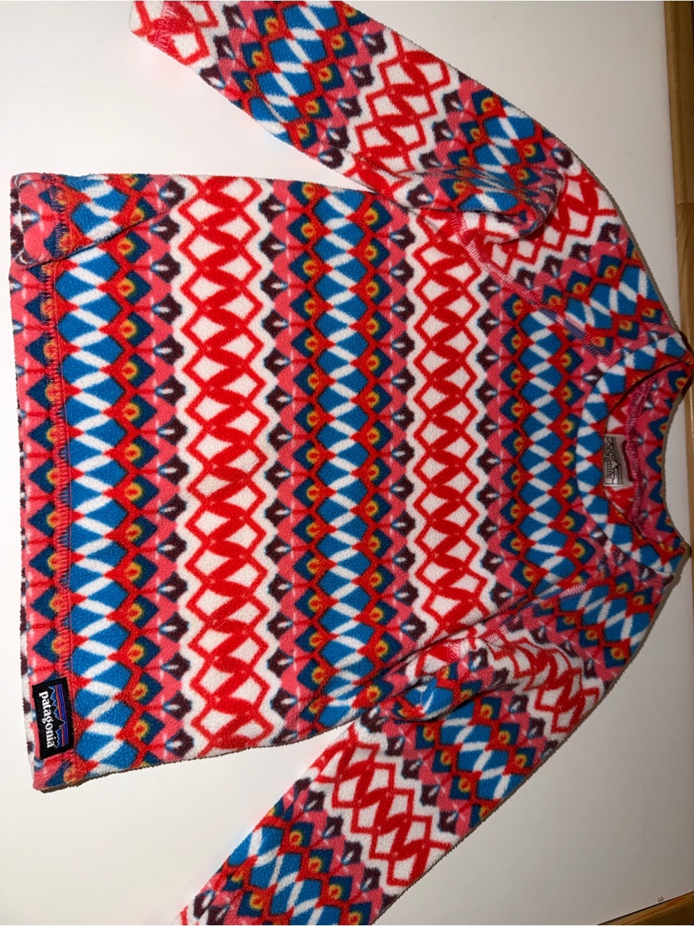 Vintage Patagonia Synchilla Fleece Aztec Tribal Pullover Size 2T